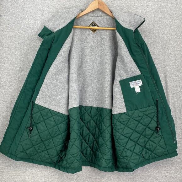 Nemesis Jacket Mens Large Green Chore Coat Union Made USA Arctic Fleece Lined - Picture 2 of 14